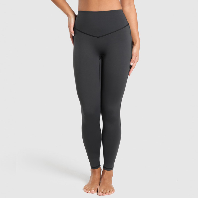 Wholesale custom Workout black Leggings women polyester spandex gym yoga wear