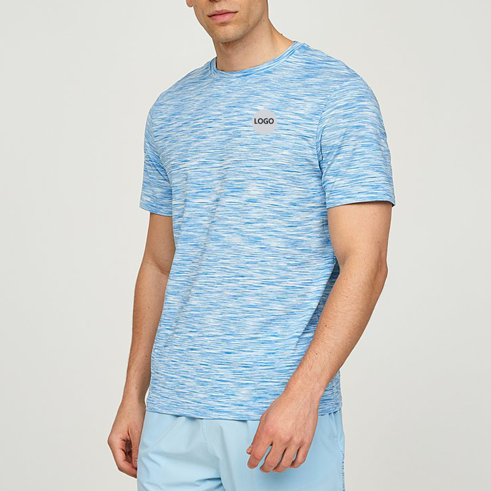 Hot Sale Cheap Price Custom Printing Polyester Mesh Fitness Trial Tee For Men