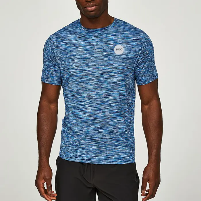 OEM Logo Printing Design Custom Gym Tops Men Athletic Tee Shirts