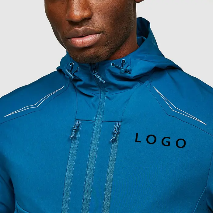 Newest Design Wholesale Sports Tops Men Mesh Spliced Nylon Spandex Gym Zip Up Hoodies