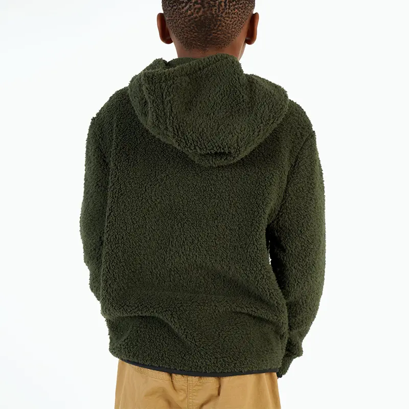 contrast color jacket kid