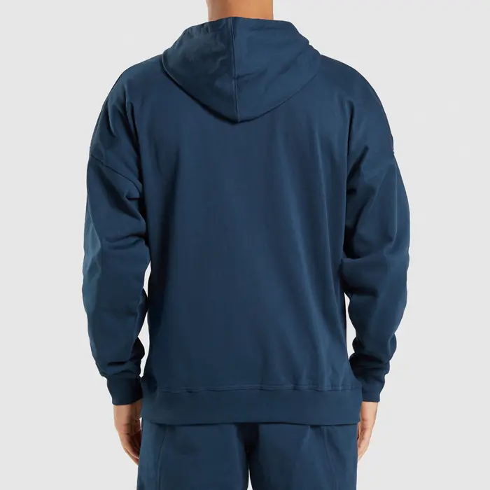 Wholesale Embossed Logo Printed Custom Thick Cotton Fabric Fleece Full Zip Up Hoodies For Men (5)ogm