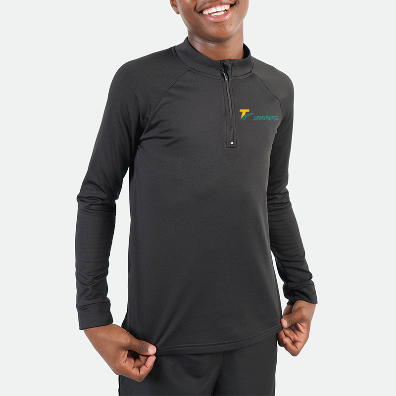 Junior Sports Long Sleeve Custom Logo Quick Dry T Shirts For Kids