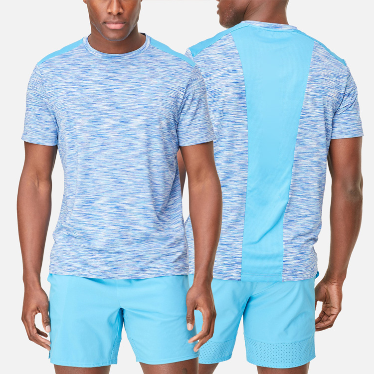 Wholesale High Quality Customized Breathable Mesh Polyester Men Gym T Shirts