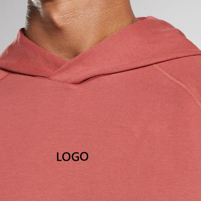 Cotton Lightweight Fabric Workout Running Plain Hoodies For Men (2)rwy