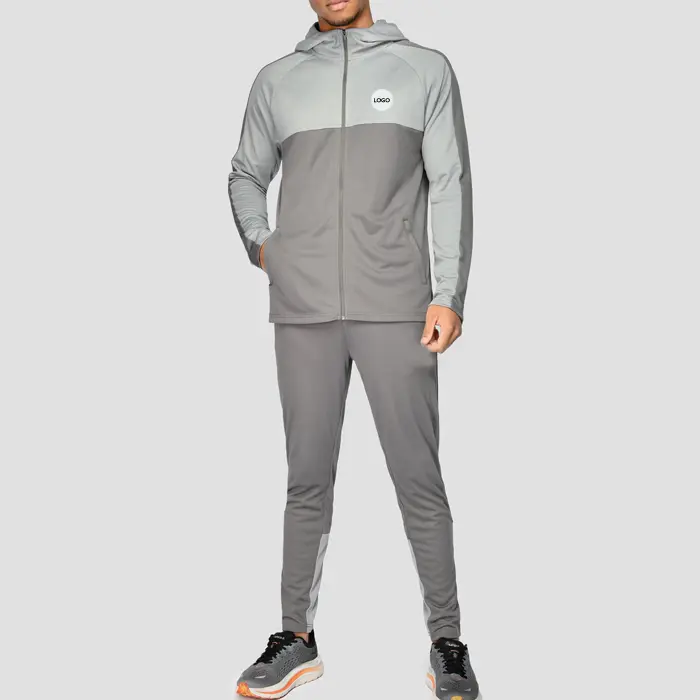 Custom Winter School Uniform Design Wholesale Men Plain Fleece Tracksuits Sportswear