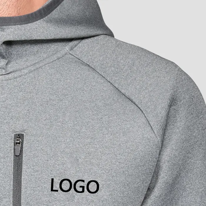 High Quality Men'S Oem Sports Wear Custom Embroidery Logo Polyester Zip Up Hoodies (3)xo9