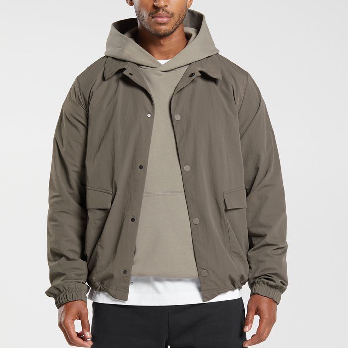 Latest Design Button Causal Wear Custom Fashion Men’S Lightweight Utility Jacket