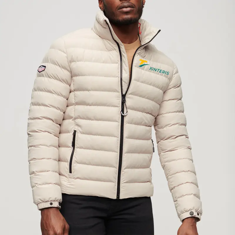 High Quality Winter Wear OEM Logo Sports Puffer Down Jackets For Men