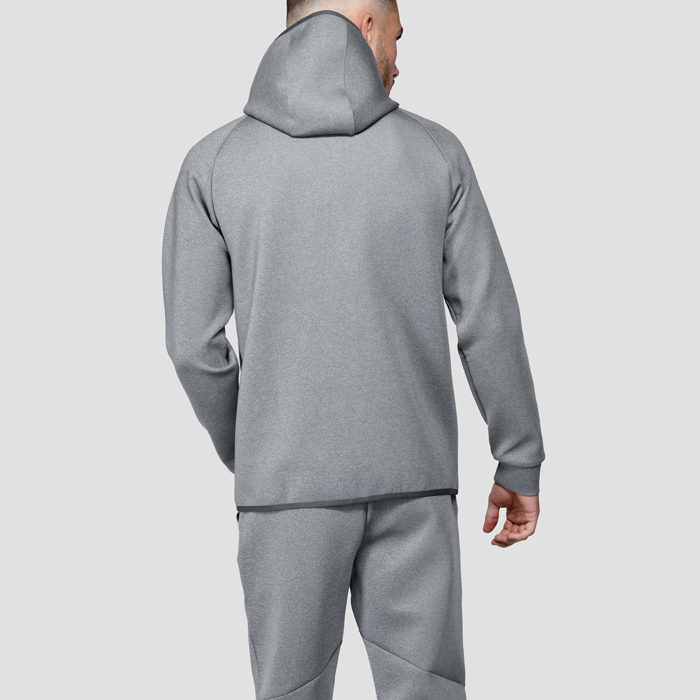 High Quality Men'S Oem Sports Wear Custom Embroidery Logo Polyester Zip Up Hoodies (2)0j0