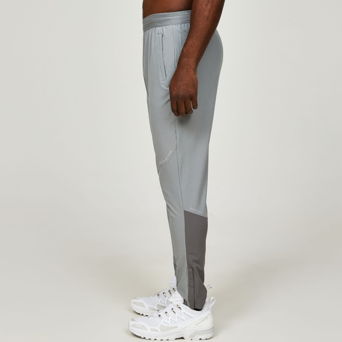 Hot Sale Wholesale Elastic Waistband Fashion Spliced Custom Design Slim Fit Jogger Pants Men