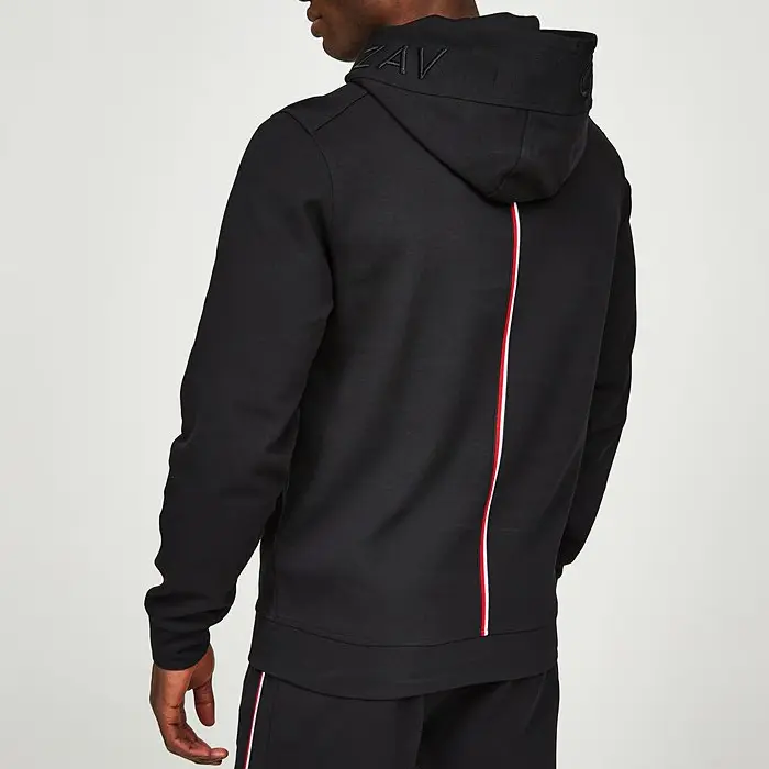 Custom 3d Embroidered Logo Design Drawstring Heavy Weight Knitted Men Pullover Hoodies (2)05e