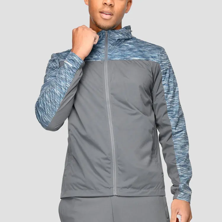 Wholesale Trail Windrunner Customized Lightweight Windbreaker Men Sports Hoodie Jackets