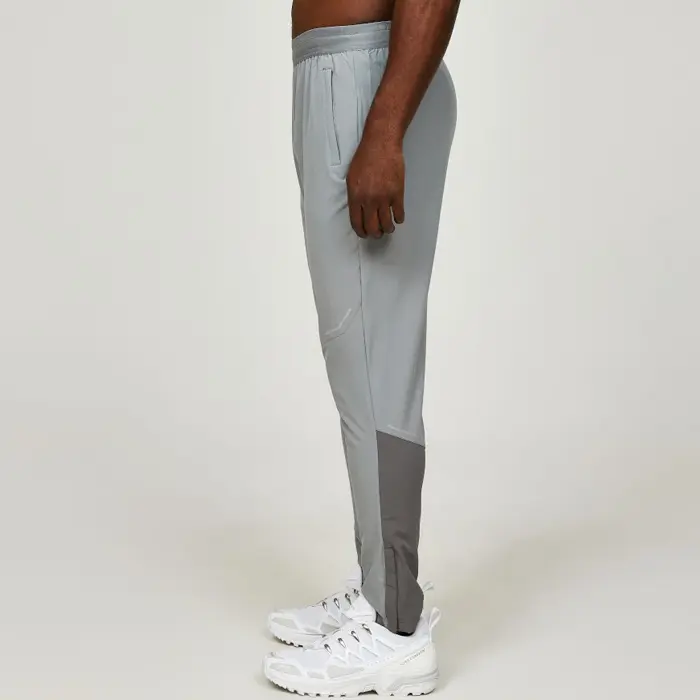 Hot Sale Wholesale Elastic Waistband Fashion Spliced Custom Design Slim Fit Jogger Pants Men (7)306