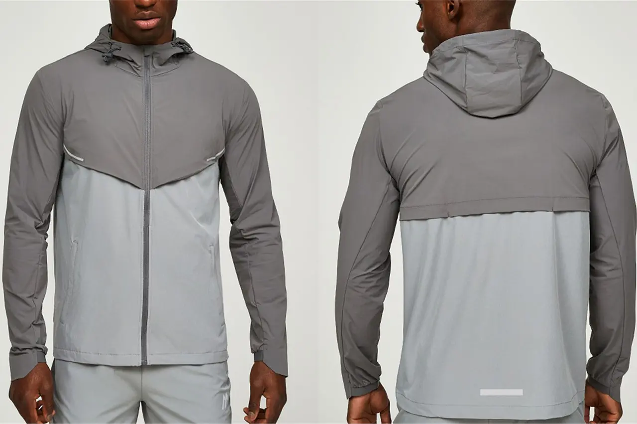 Reflective windbreaker Jackets for gym