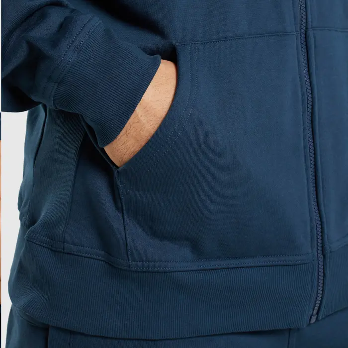 Wholesale Embossed Logo Printed Custom Thick Cotton Fabric Fleece Full Zip Up Hoodies For Men (2)z97