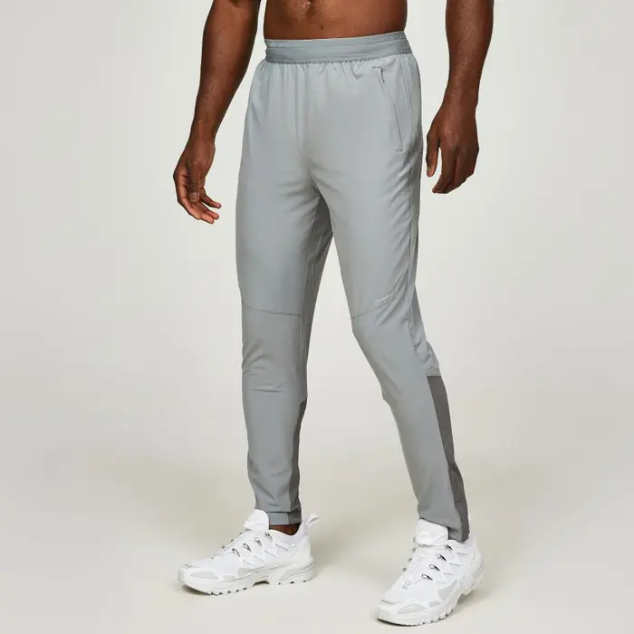 Hot Sale Wholesale Elastic Waistband Fashion Spliced Custom Design Slim Fit Jogger Pants Men