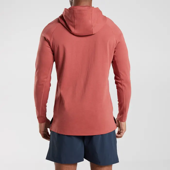Cotton Lightweight Fabric Workout Running Plain Hoodies For Men (5)mwu