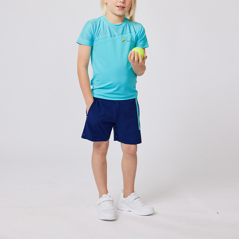 Junior Gym Shorts Sleeve Custom Logo Dry Fit Sports T Shirts