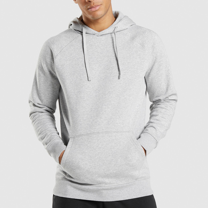Bulk Wholesale Custom French Terry Plus Size Plain Blank Men Pullover Hoodies