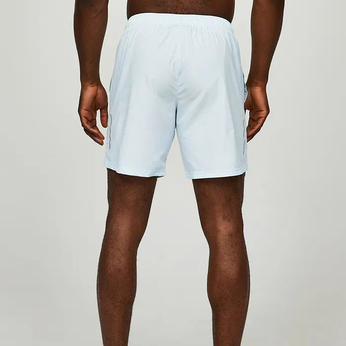 Wholesale Customized Mesh Striped Fitness Sports Shorts Men
