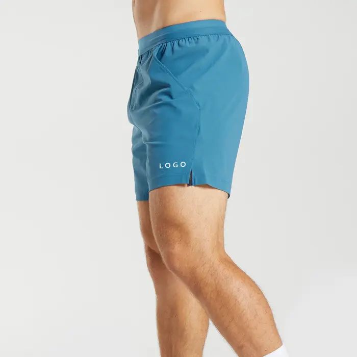 Summer High Quality Elastic Band Nylon Spandex Men Sweat Gym Shorts