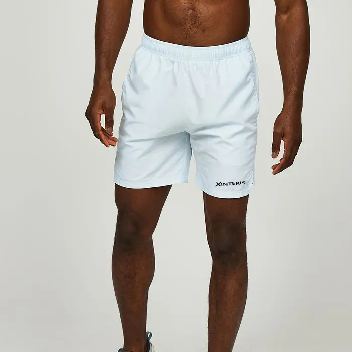 Wholesale Customized Mesh Striped Fitness Sports Shorts Men